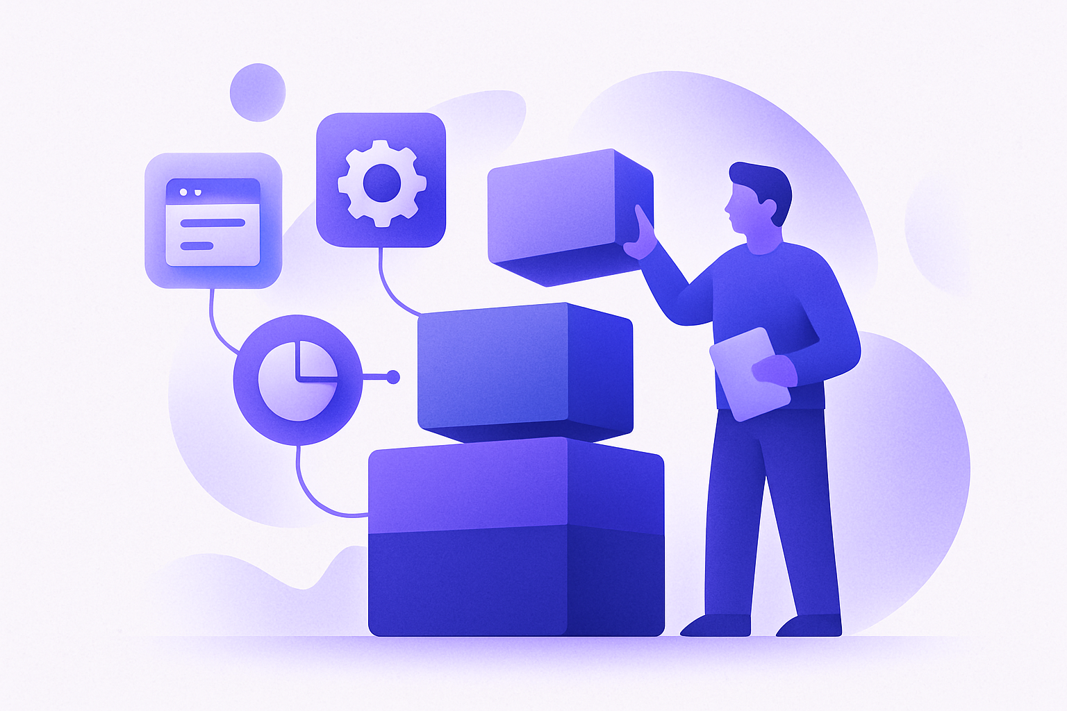 A tangle of agency SaaS tools consolidating into a single platform
